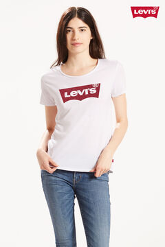 Cortefiel T-shirt Levi's® manga curta com logo Branco