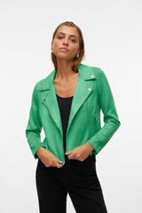 Vero Moda Blus&atilde;o em camur&ccedil;a com tachas Verde