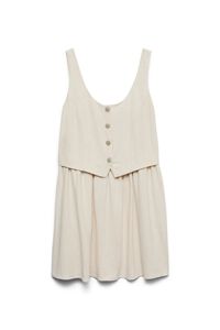 Vero Moda Vestido corto tejido lino