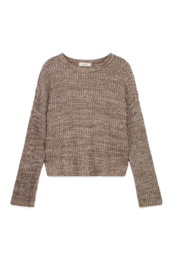 Slowlove Jersey punto perlado Brown