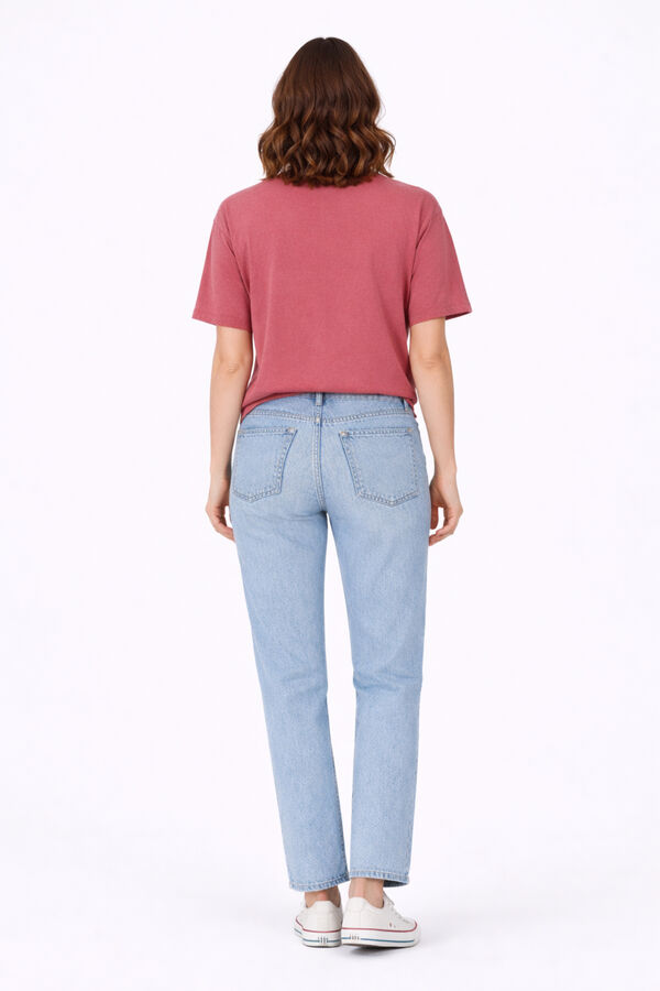 Vila Camiseta estampada de algod&oacute;n org&aacute;nico Rosa