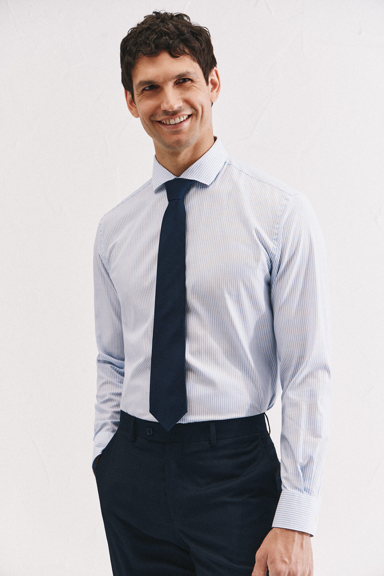 Cortefiel Camisa vestir otom&aacute;n slim fit f&aacute;cil plancha