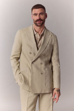 OOTO Americana cruzada mezcla lino