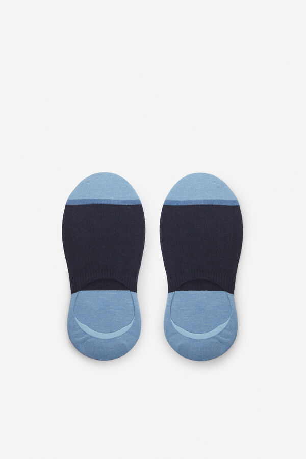 Cortefiel 2 pares calcetines invisibles con coolmax Blue