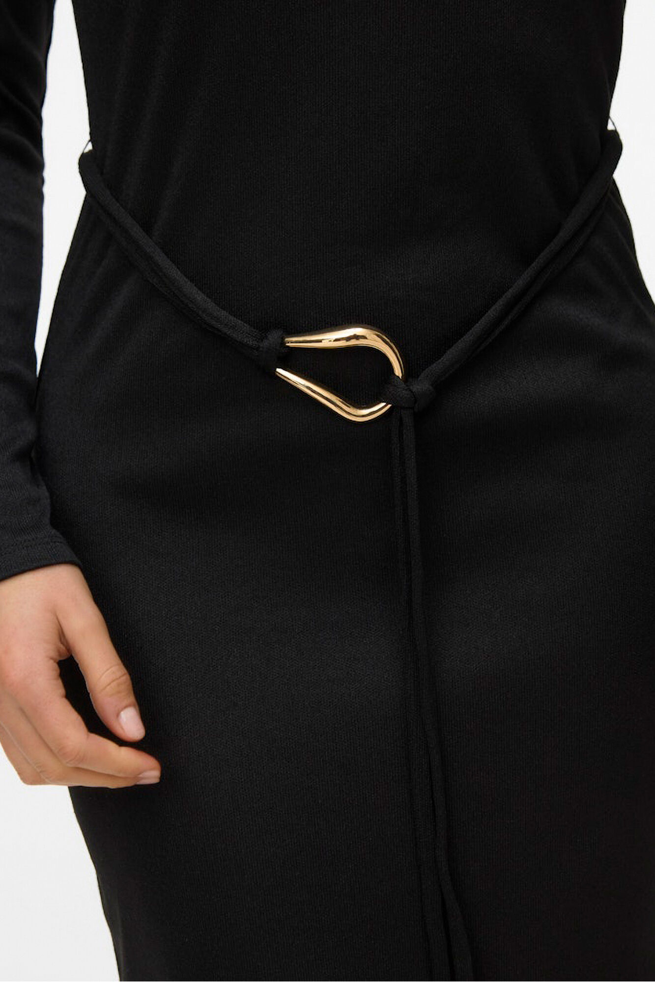 Vero Moda Vestido midi de malha com gola malha