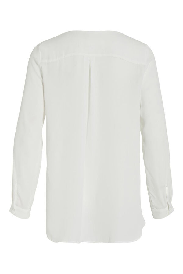 Vila Blusa de manga larga Blanco