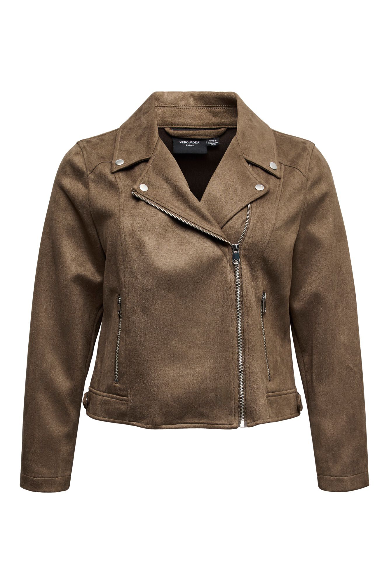Vero Moda Curve Cazadora efecto piel talla grande