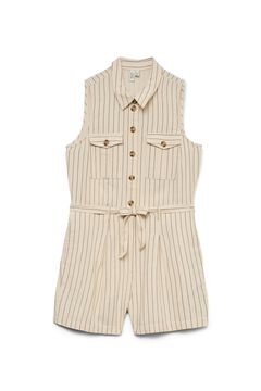 Vero Moda Macac&atilde;o curto camiseiro