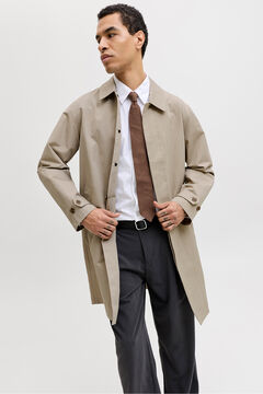 Jack & Jones Gabardina cl&aacute;ssica comprida