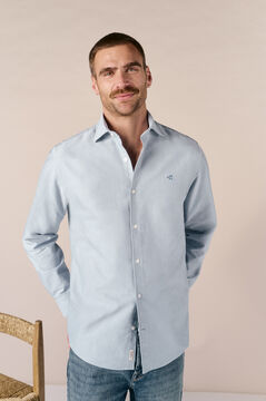 OOTO Camisa oxford liso manga larga
