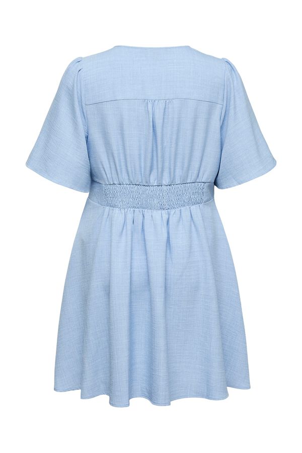 Vero Moda Curve Vestido manga corta tallas grandes Azul