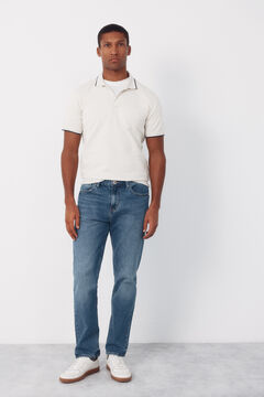 Cortefiel Polo estructura cuello fantas&iacute;a