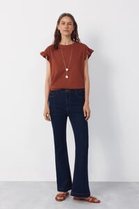 Cortefiel Camiseta b&aacute;sica volante