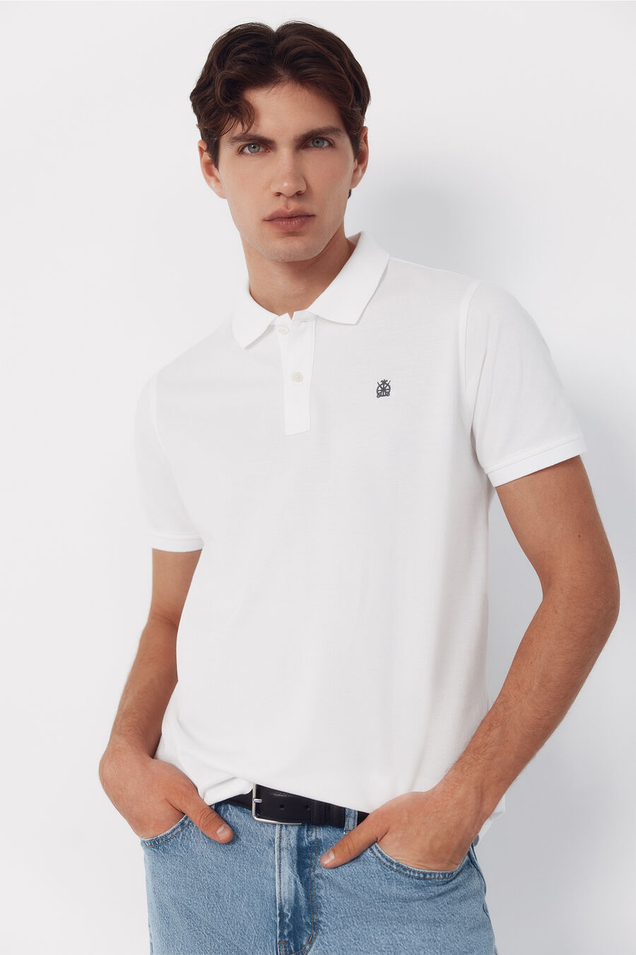 Polo básico piqué slim