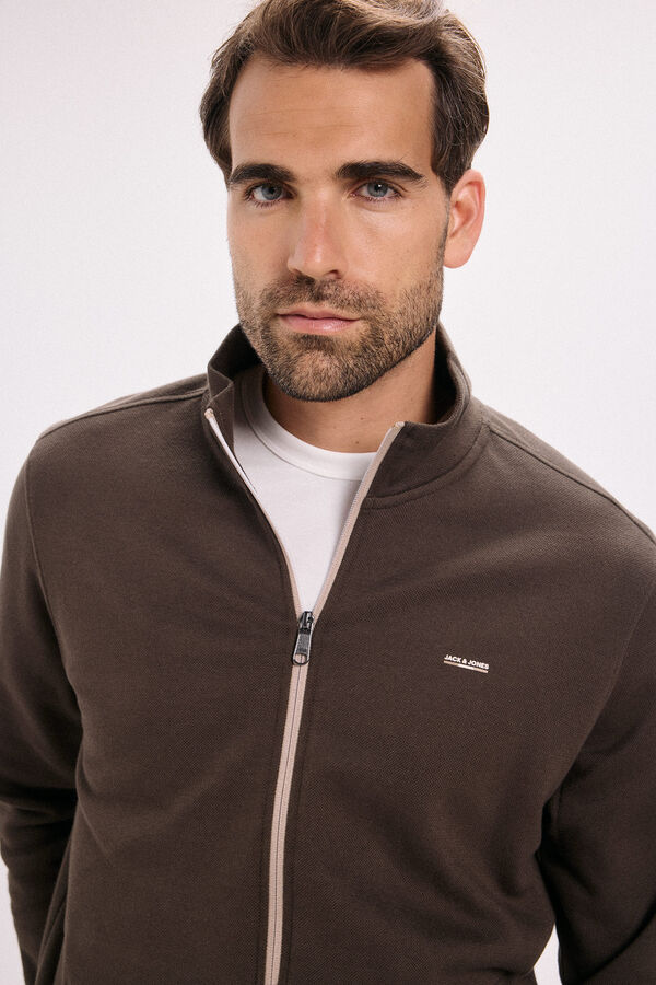 Jack & Jones Lightweight bomber jacket Dark brown