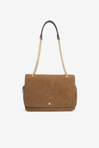 Vilanova Bolso Efecto Gamuza con Solapa