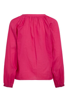 Vila Blusa con bordados de algod&oacute;n org&aacute;nico