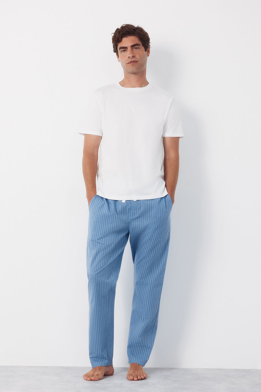 Set de pijama punto y tela