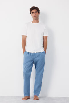 Cortefiel Set de pijama punto y tela