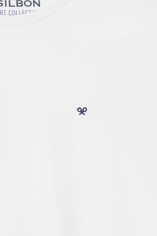 Silbon Camiseta silbon minilogo Blanco