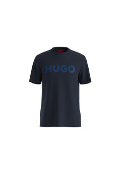 HUGO T-shirt de manga curta Azul