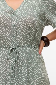 Vero Moda Curve Vestido corto cuello pico