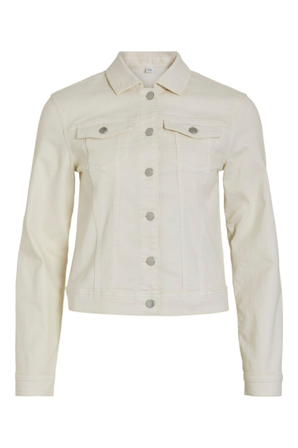 Vila Cazadora vaquera de algod&oacute;n Blanco