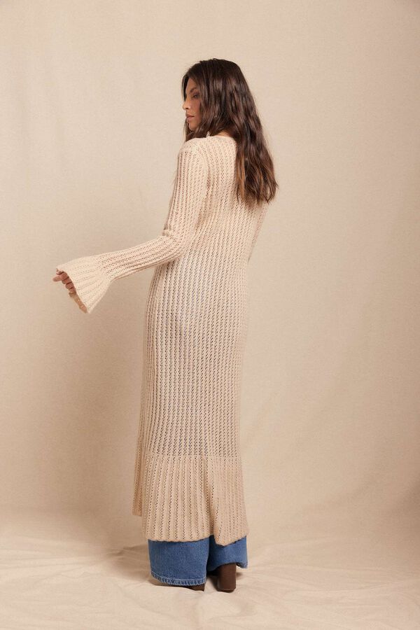 Slowlove Chaqueta larga punto Crudo