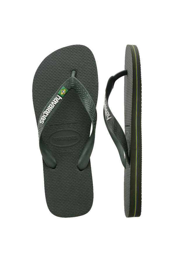 Havaianas Chancla Brasil logo Green