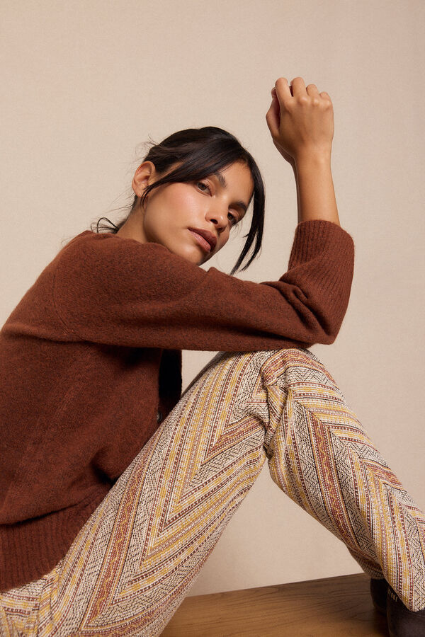 Slowlove Chaqueta punto Brown