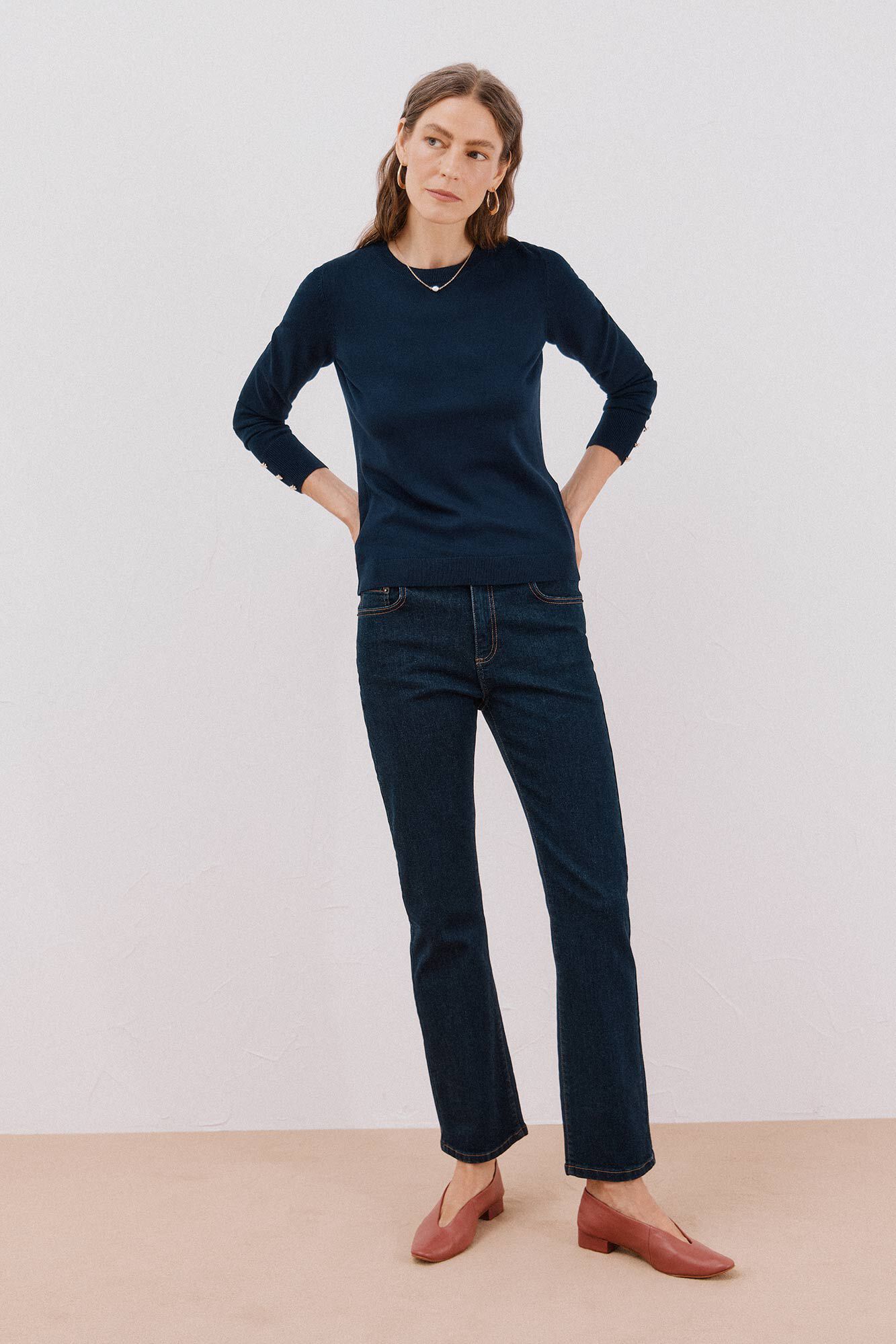 Cortefiel Jersey caja botones