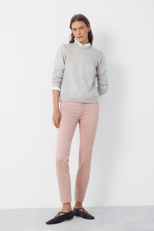 Cortefiel Jeans Sensational Pitillo color Rosa