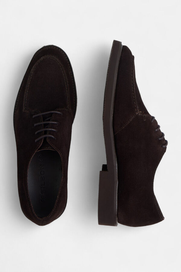 Silbon Zapato cl&aacute;sico serraje Marr&oacute;n