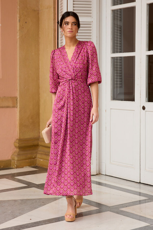 Pol&iacute;n Et Moi Vestido estampado Nerea Vino