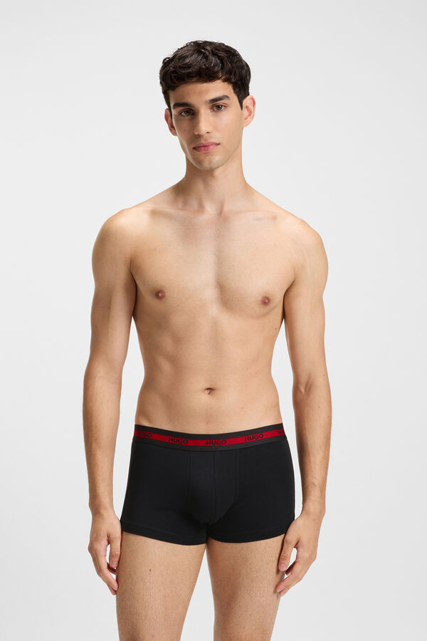 HUGO Pack 3 boxers Negro