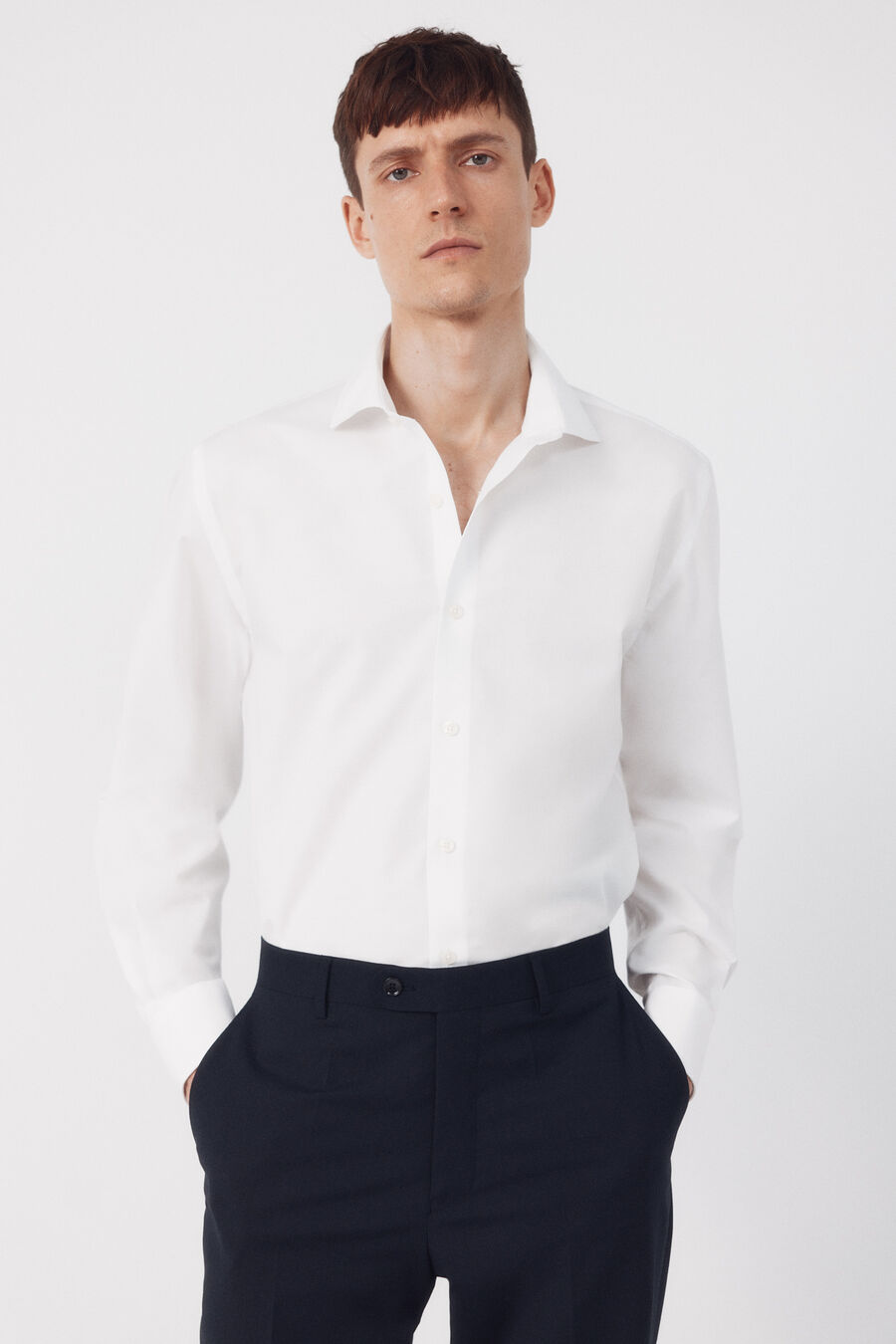 Camisa vestir otomán slim fit fácil plancha