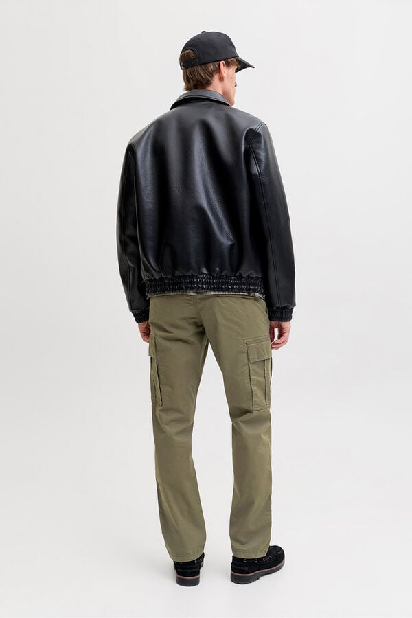 Jack & Jones Pantal&oacute;n cargo relaxed Verde oscuro