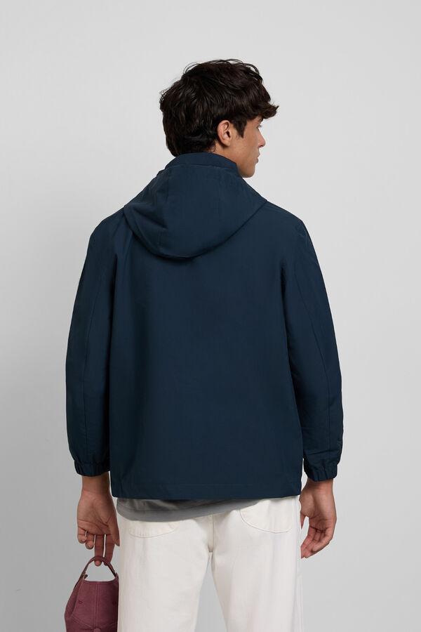 Silbon Chaqueta capucha cortavientos Azul marino