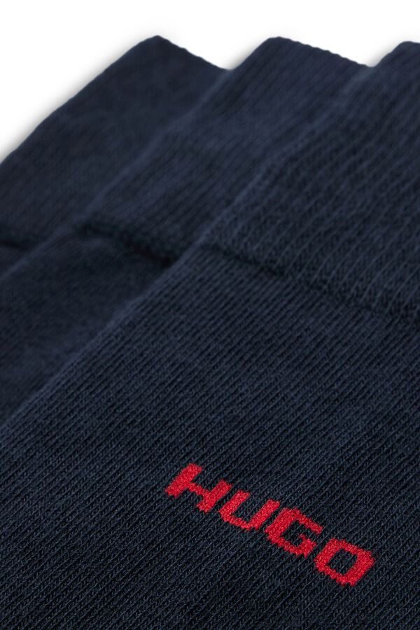 HUGO Pack of 3 pairs of socks Navy