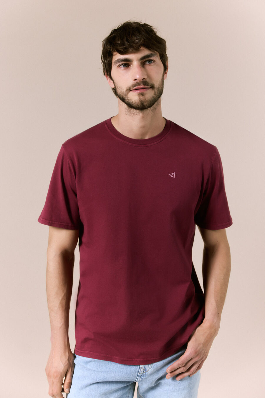 Camiseta básica lavada