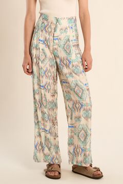 Molly Bracken Pantal&oacute;n de mujer largo con estampado