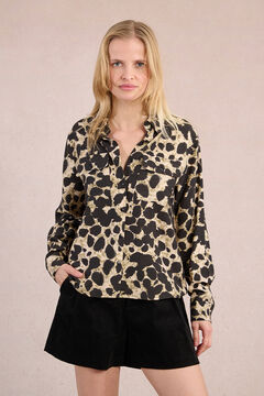 Molly Bracken Camisa de manga larga con estampado