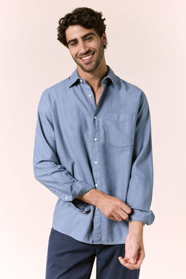 Camisa lisa fluida