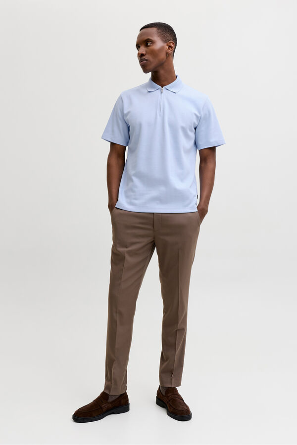 Jack & Jones Polo cuello cremallera Azul