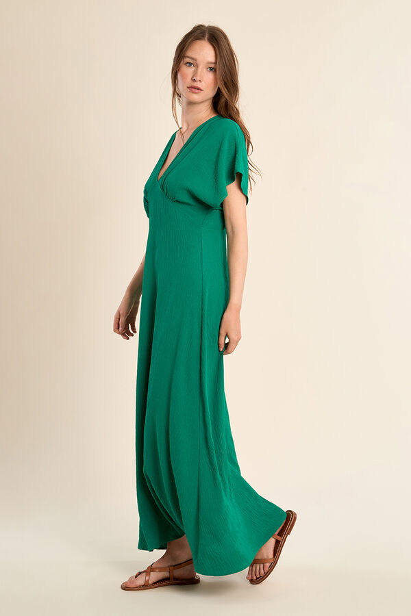 Molly Bracken Vestido largo de manga corta mariposa Verde