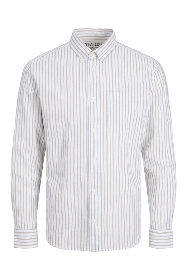 Jack & Jones Slim fit oxford shirt Printed white