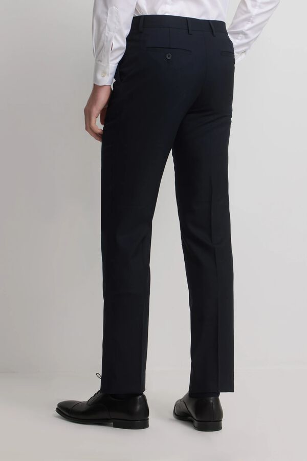 Silbon Pantal&oacute;n traje natural stretch Azul marino