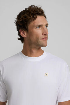 Silbon Camiseta lisa minilogo parche