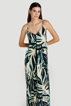 Vila Vestido comprido de al&ccedil;as em viscose