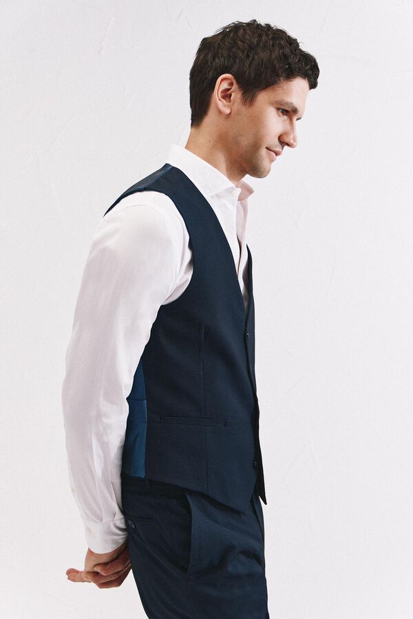 Cortefiel Structured vest series xxi Navy